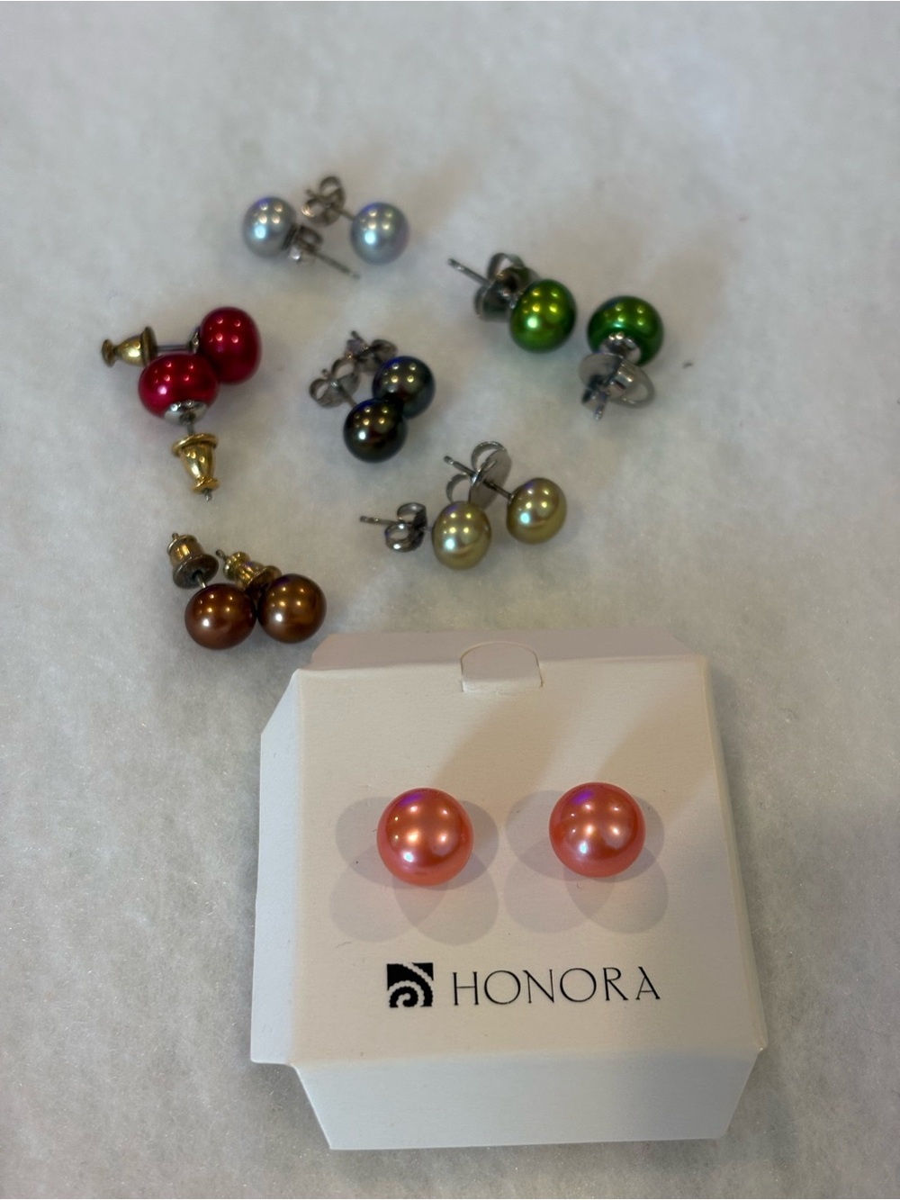 Seven Pairs of Honora Earrings